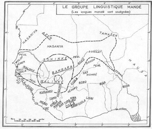 carte linguistique mande